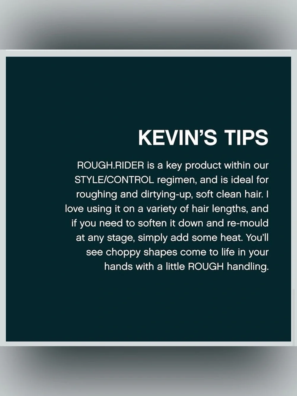 KEVIN.MURPHY ROUGH.RIDER Strong Hold Matte Styling Clay 3.5 oz All Hair Types